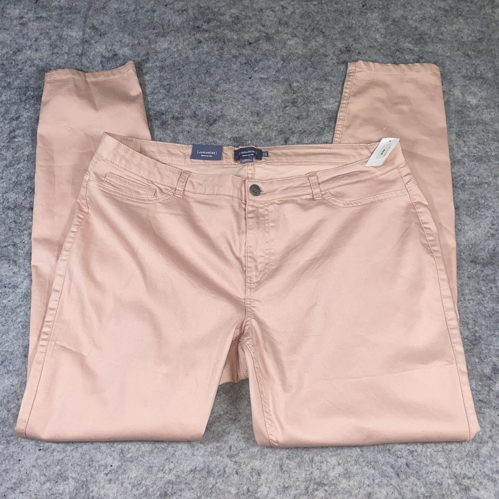New Junarose Skinny Jeans Women's 18 Misty Rose Denim My Way Zippered‎ 5 Pocket - Picture 2 of 12